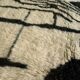 Beni Ourain black and white Berber rug size 1.5/2.5 m