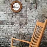 Rocking chair, model J16, in beech by Hans J. Wegner, 1960