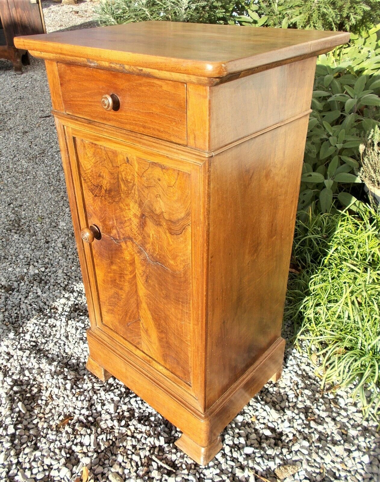 Antique french bedside cabinet