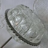 Glass flower pick press 19 holes circle of a small crown in tin