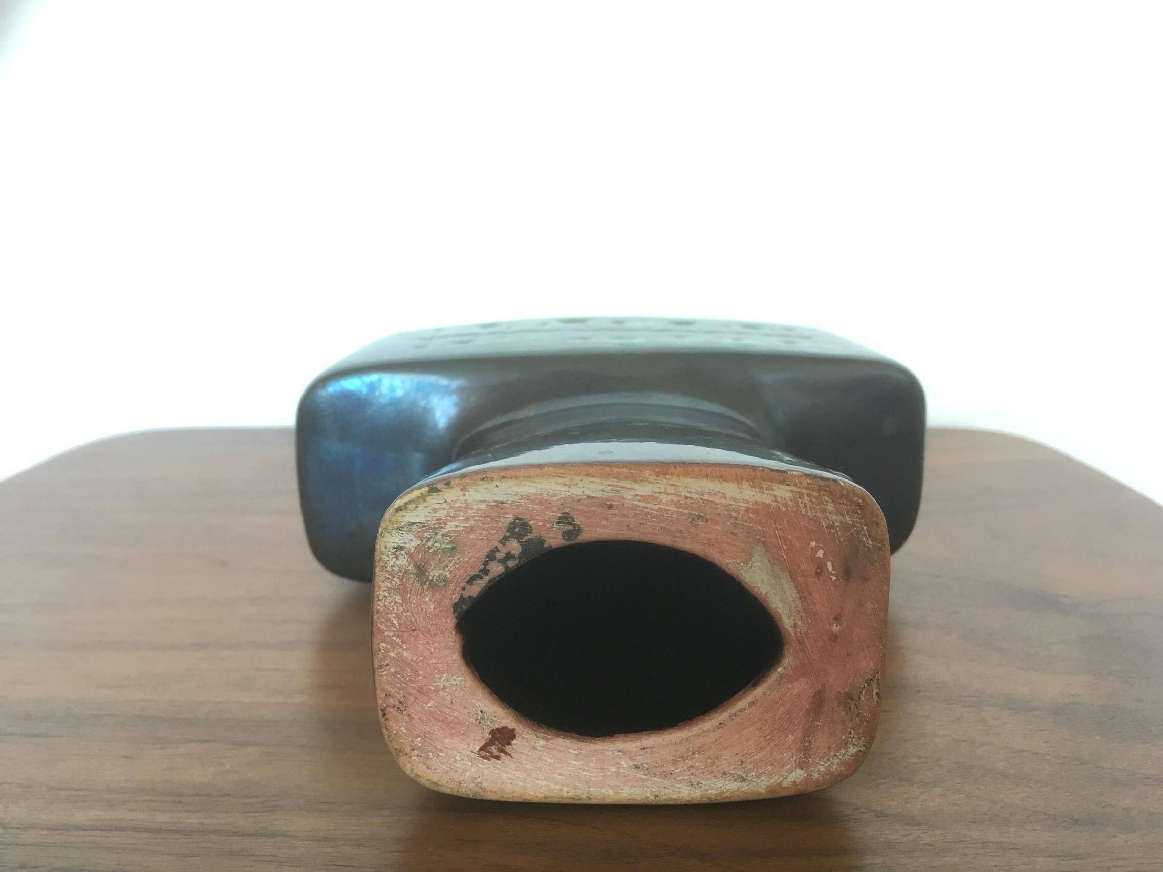 Midcentury Ceramic Design Candlestick by Jitka Forejtova, 1960s