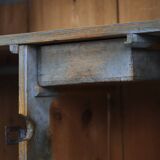 Painted Folk Art Bridal Cupboard