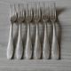 Antique silver-plated forks