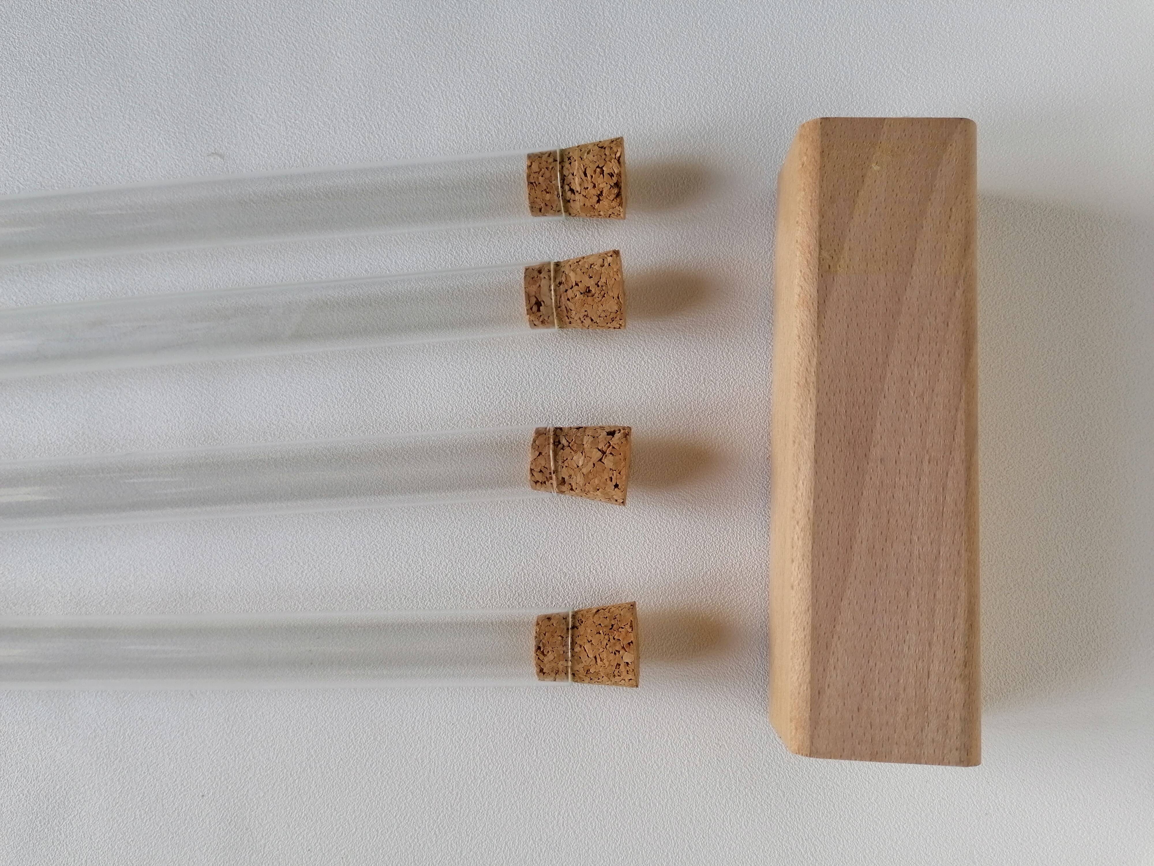 Soliflore in glass tubes