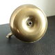 Candle holder with vintage brass handle