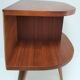 Bedside tripod wood feet spindles design 60s