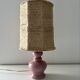 Bohemian lamp in ceramic and wool
