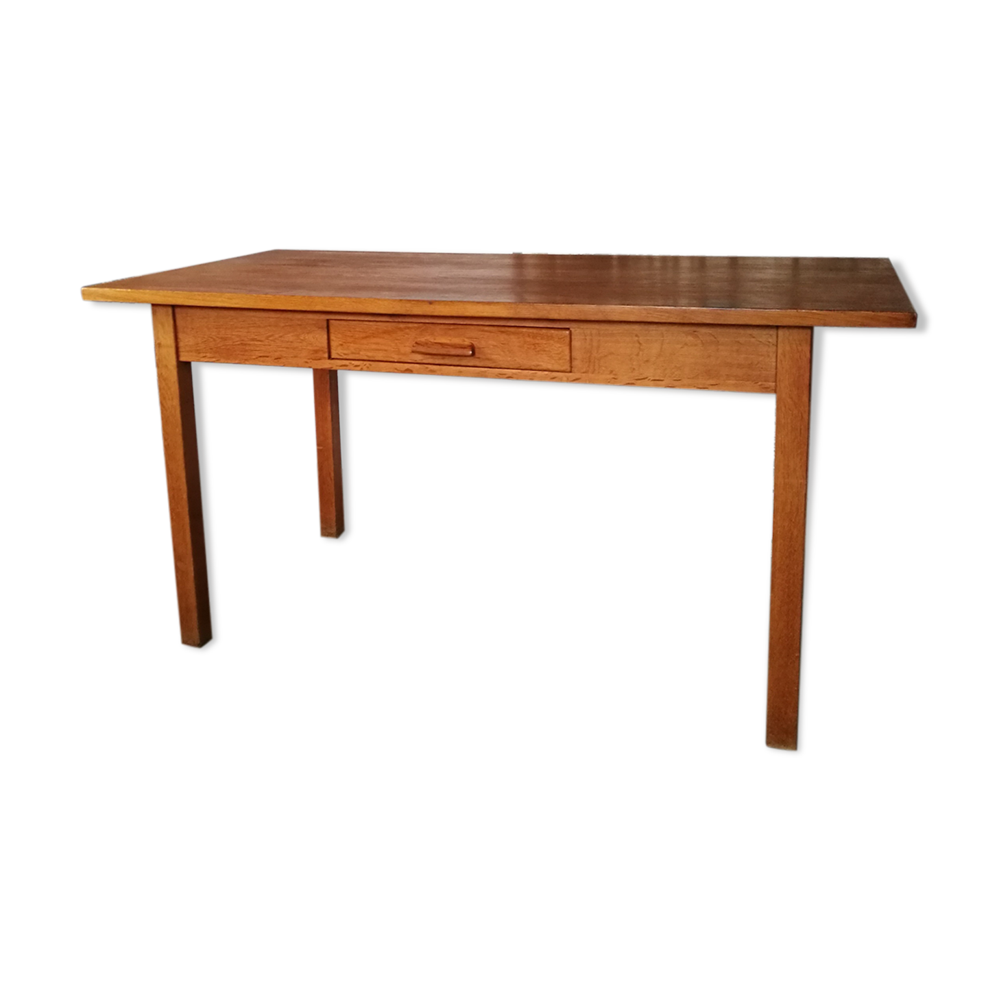 Oak wood farm table