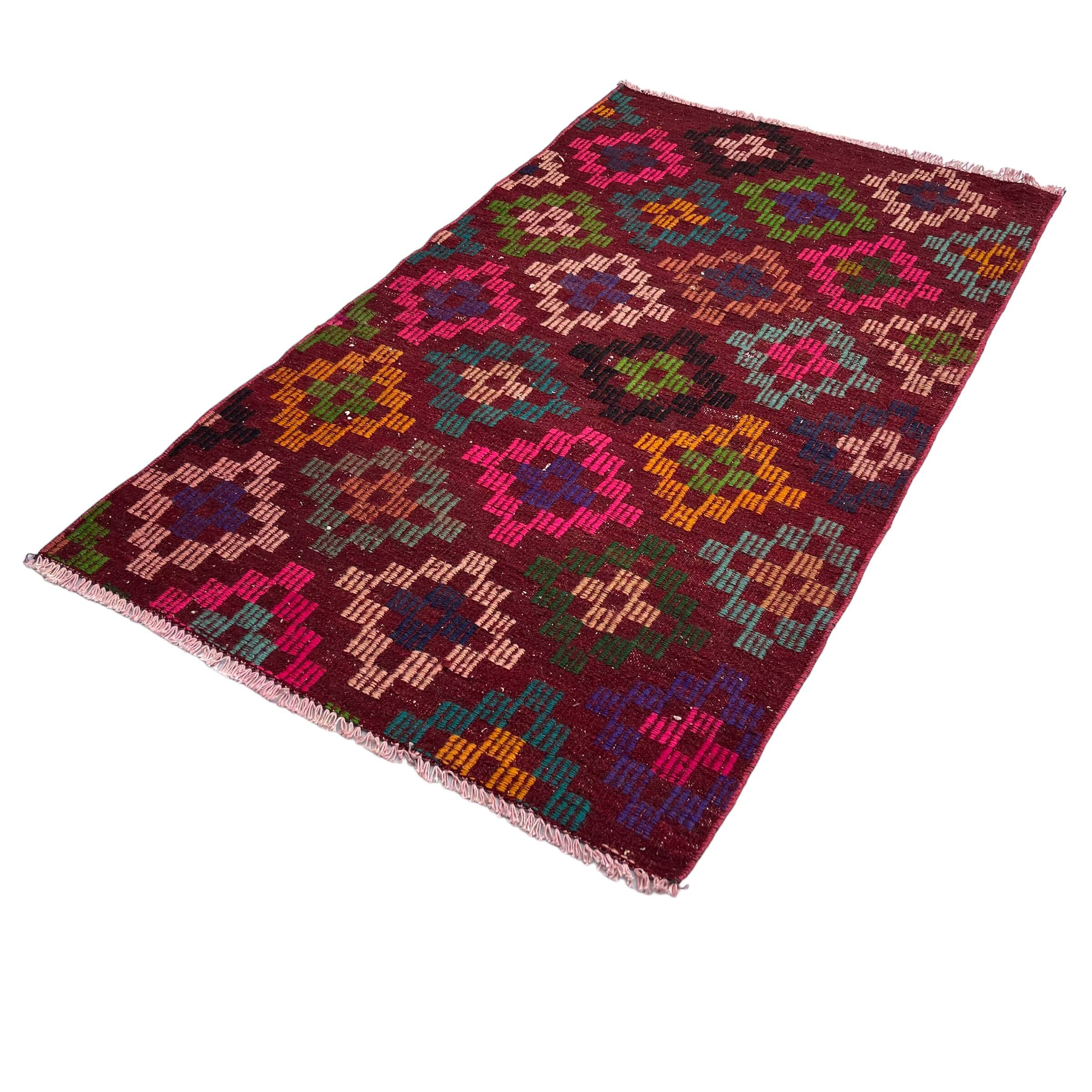 Vintage turkish kilim rug , 141 x 82 cm