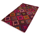 Vintage turkish kilim rug , 141 x 82 cm