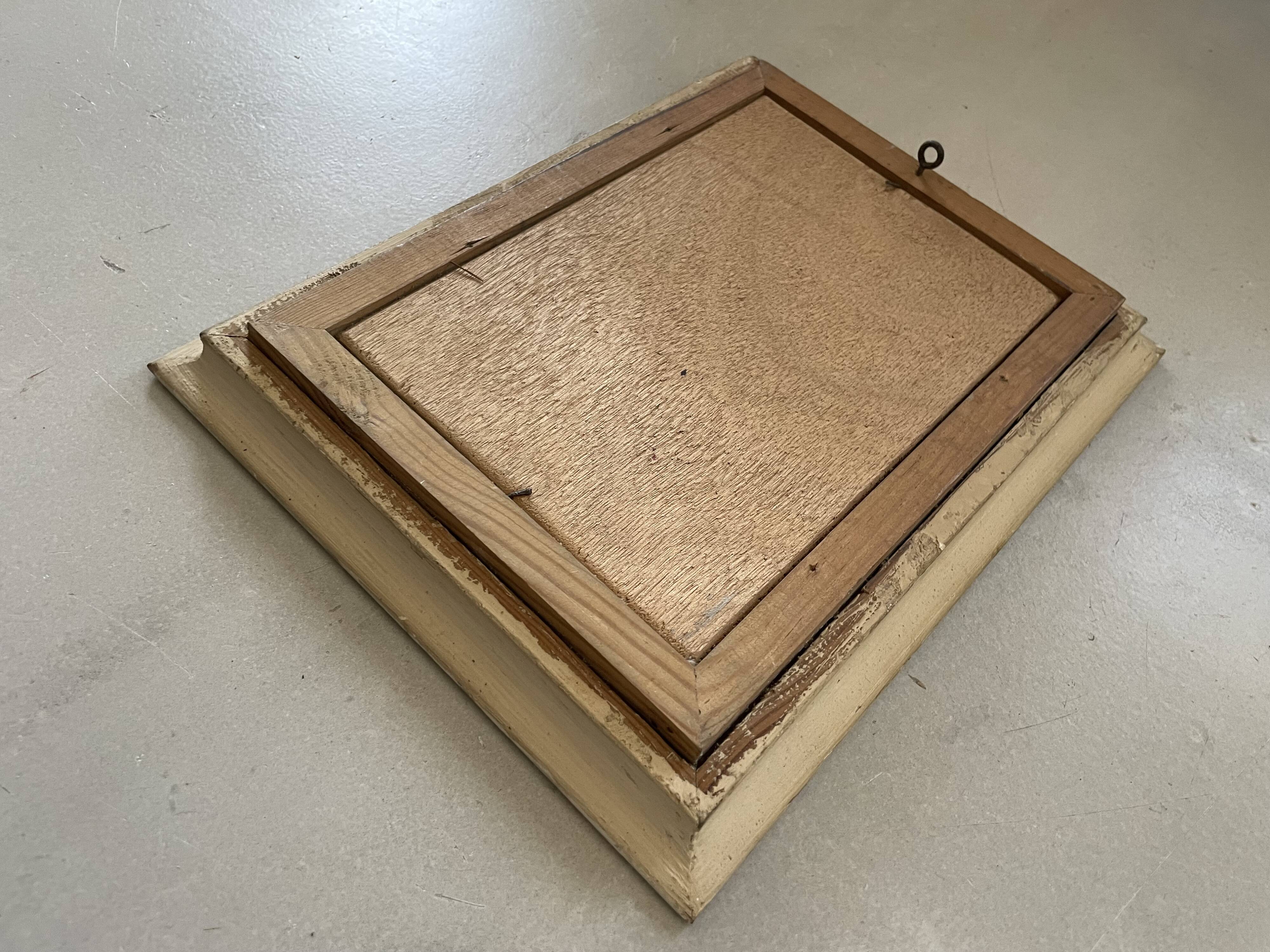 Small old framed painting