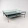 Postmodern Glass and Steel Coffee Table by Metaform, 1990s