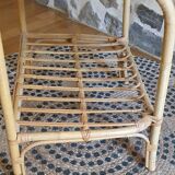 Meuble d'appoint en rotin