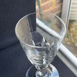 Blown and cut crystal glasses