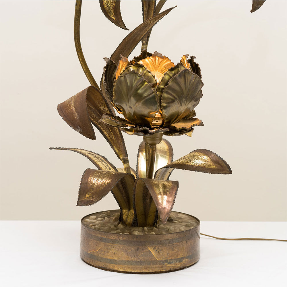 Maison Jansen's sculptural office lamp, 1970