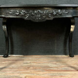 Napoleon III period games table in lacquered wood