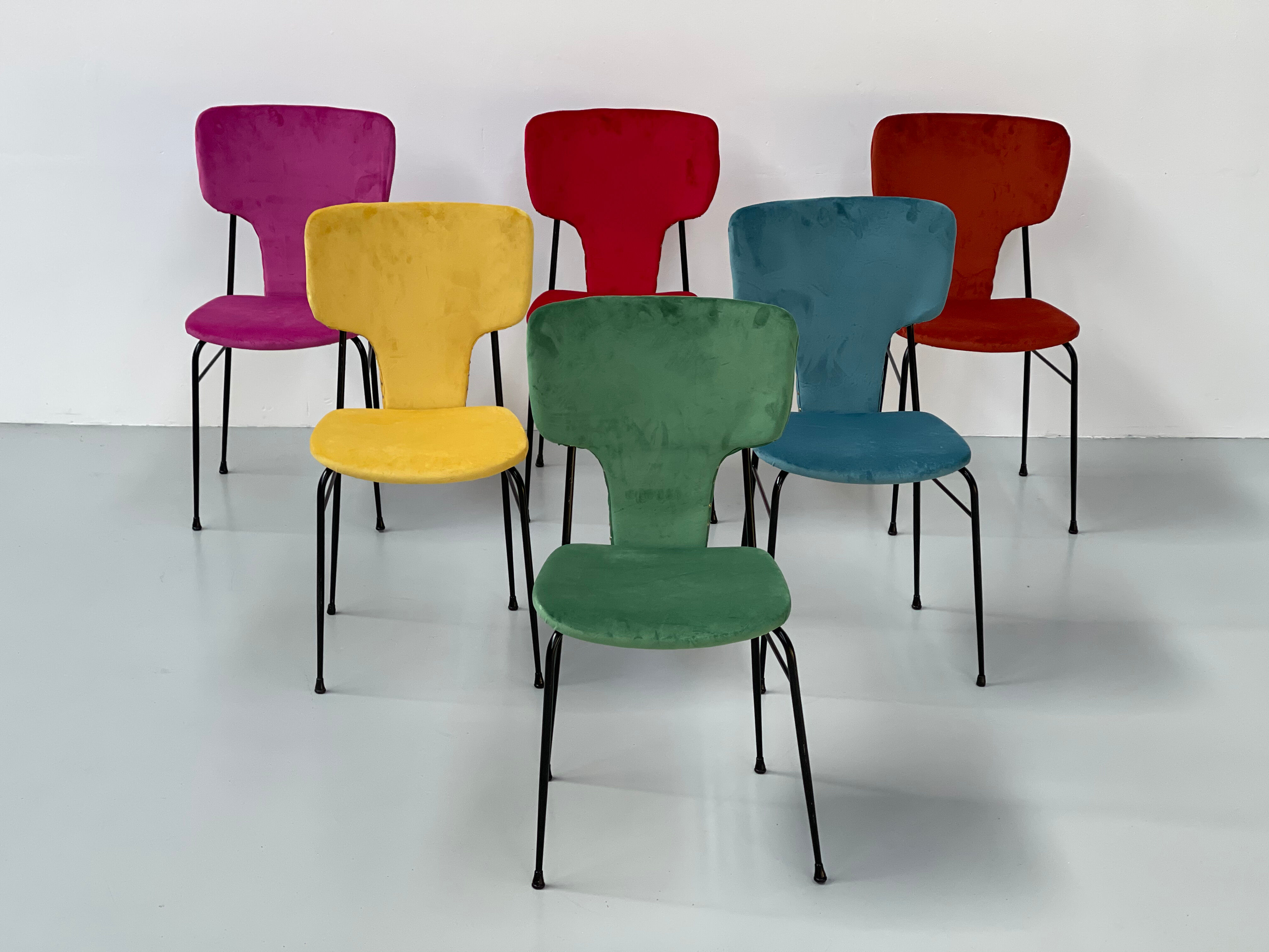 Colorful dining chairs