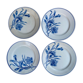 Set of 4 old plates HBCM garvanie