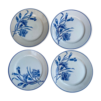 Set of 4 old plates HBCM garvanie