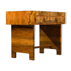 Bureau art déco en noyer