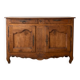 Rustic old buffet made of solid wood
