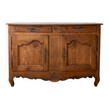 Rustic old buffet made of solid wood