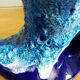 Vase Fat Lava sea foam
