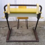 School desk and vintage chair