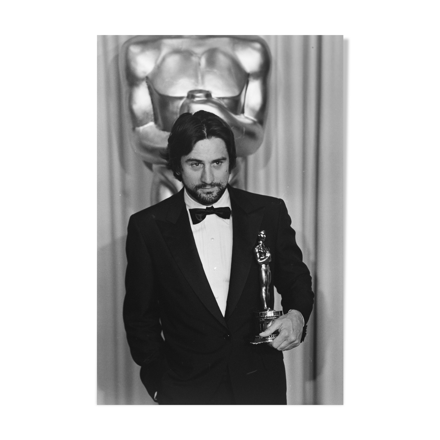 Photo film Robert De Niro Oscar. 30x45cm barium format paper