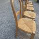 6 chaises en merisier