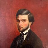 Oil portrait on canvas, 1842