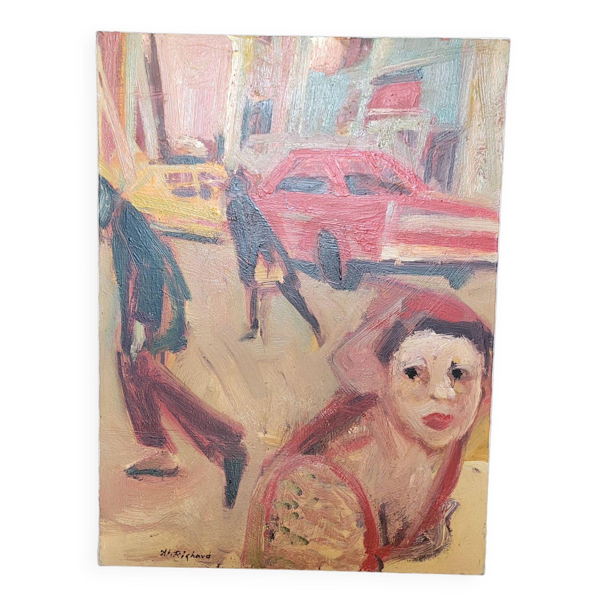 Painting Oil on canvas Alain Richard