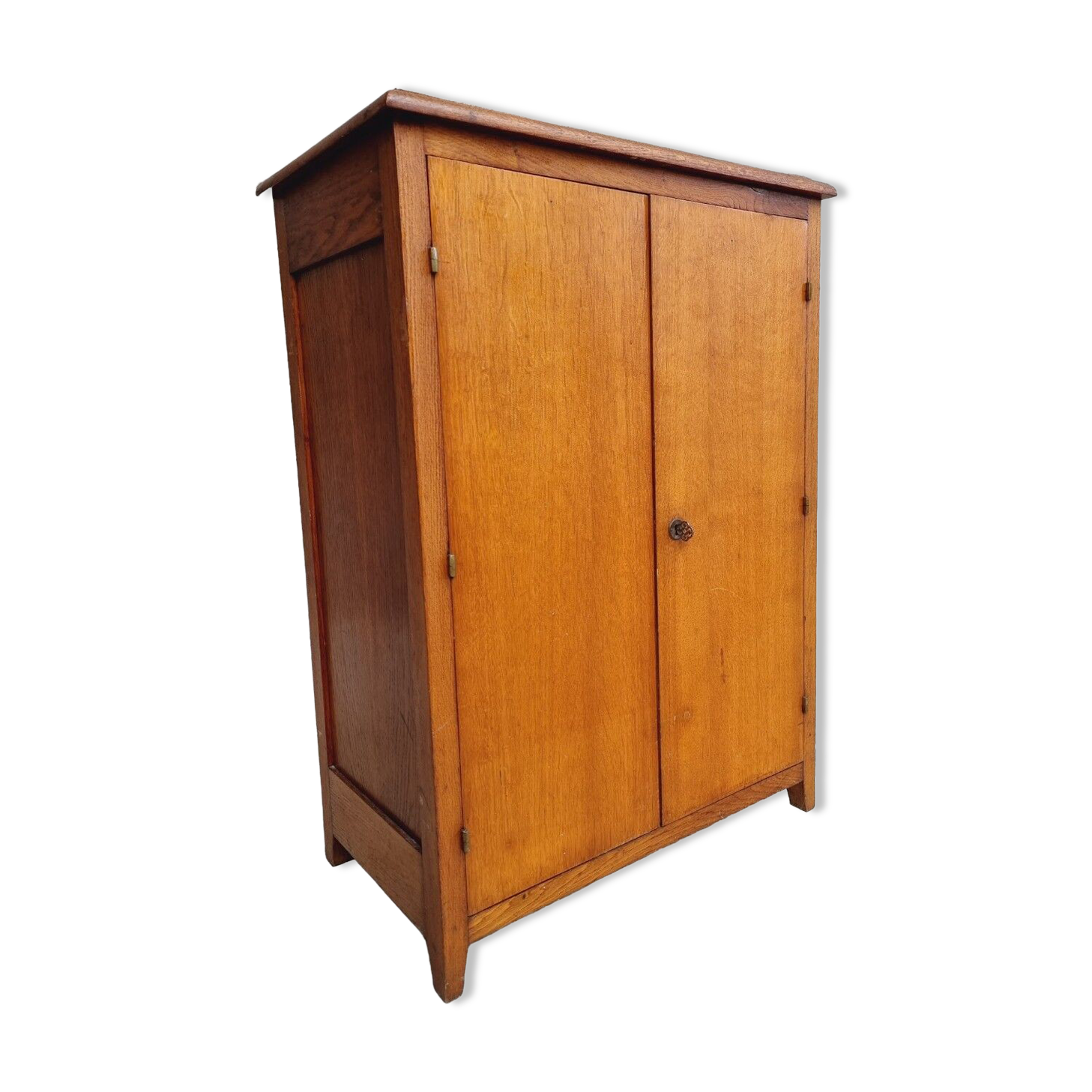 Old oak cabinet kitchen cupboard or shoe cabinet