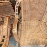 Fauteuils rotin ancien