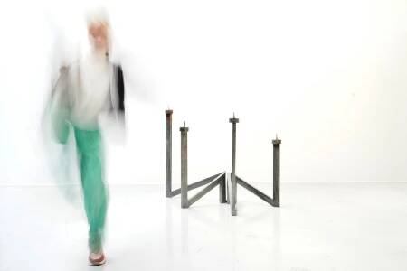 Roger Bonduel, Four-Armed Steel Candlestick