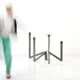 Roger Bonduel, Four-Armed Steel Candlestick