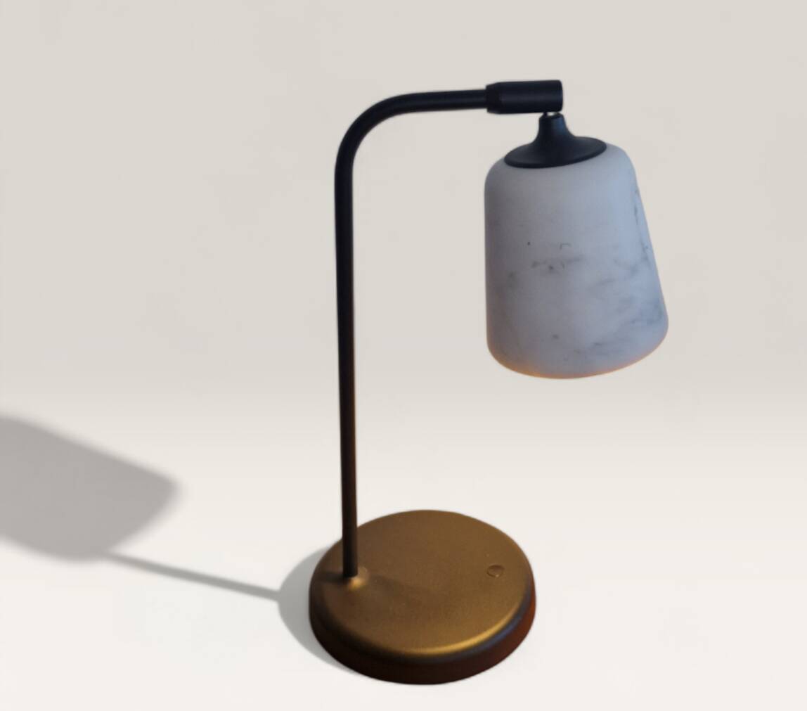 Lampe Material New Works  - Design Noergaard & Kechayas - Marbre/Acier