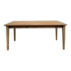 Campaign table in oak and pine, 1970s