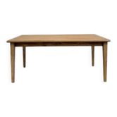 Table de campagne en chêne et pin, années 70