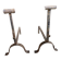 Pair of fire dogs - wrought iron