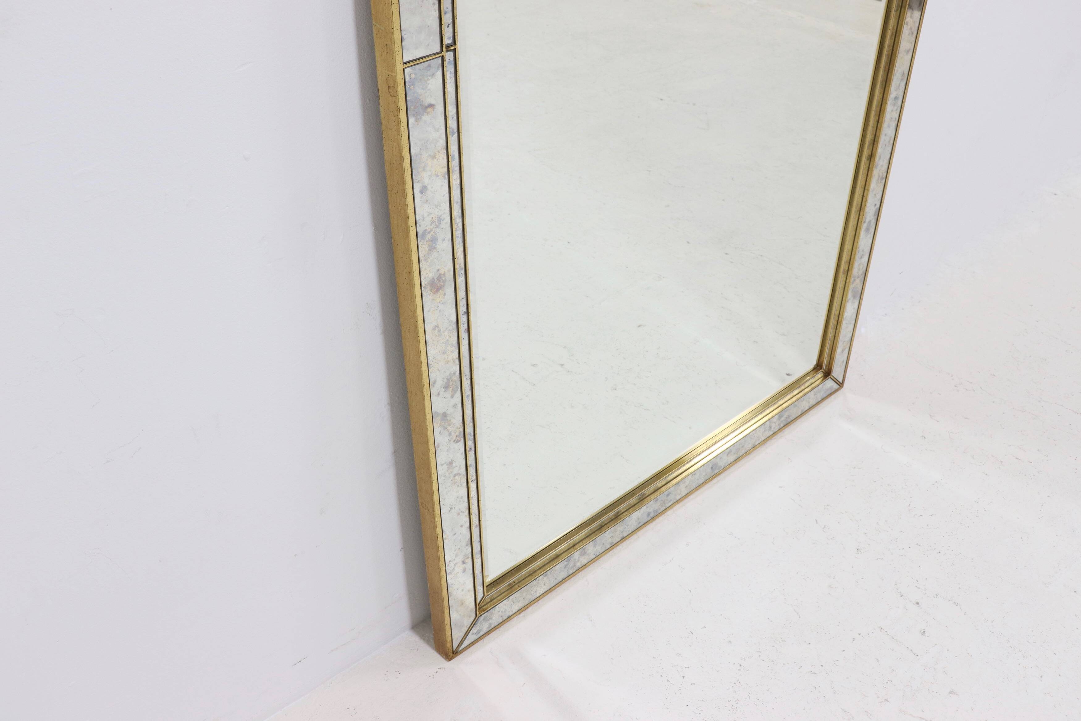 XXL Luxury Mirror by DeKnudt Belgium 1980s