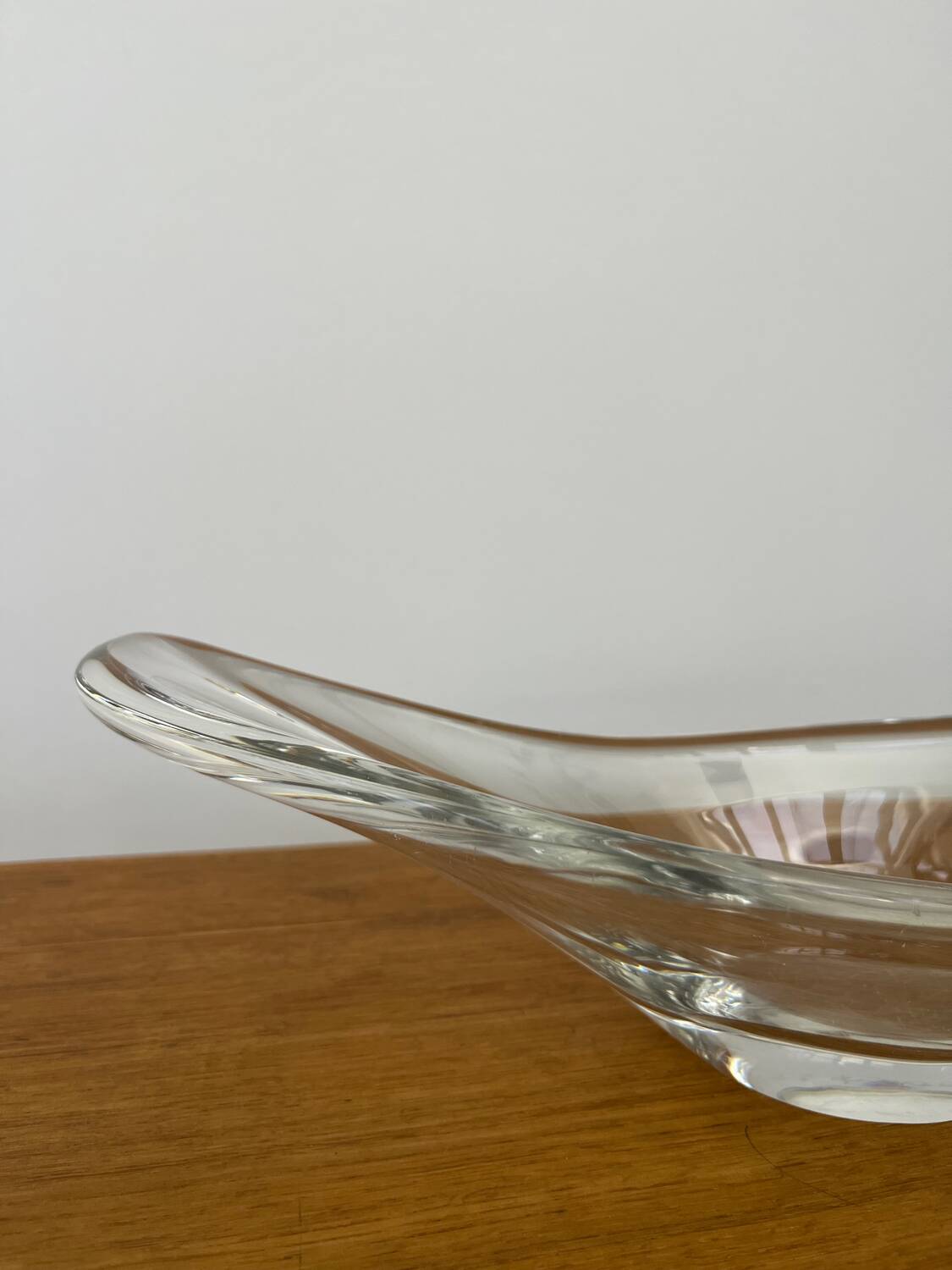 Coupe / vide poche cristal  signée Daum