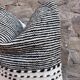 Berber zanafi square cushion cover - handmade - 100% wool and cotton - 45x45cm