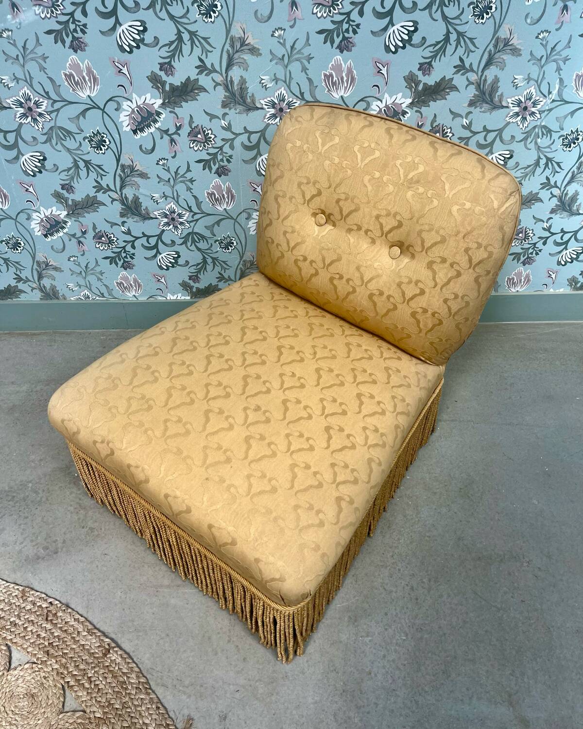 Vintage fireside chair