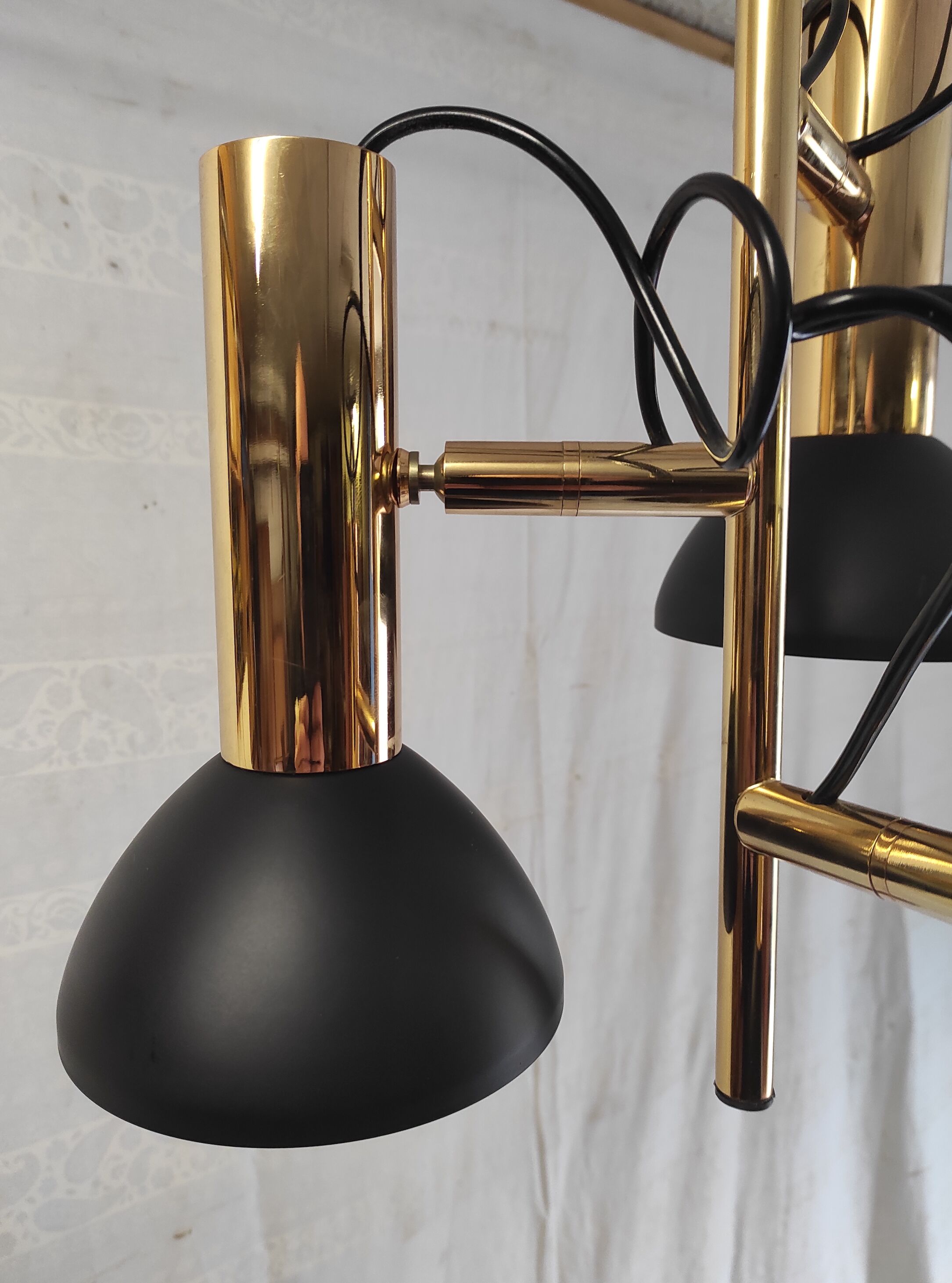 Suspension 3 brass spots - 60s