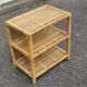 Vintage shelf in rattan and wicker 51cm