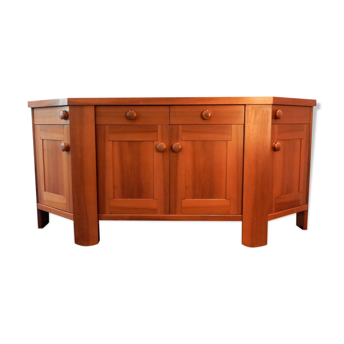 Walnut sideboard by Silvio Coppola for Bernini, Italy 1960's