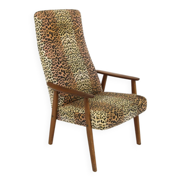 Fauteuil scandinave en hêtre, Suède, 1950