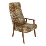 Scandinavian beech armchair, Sweden, 1950