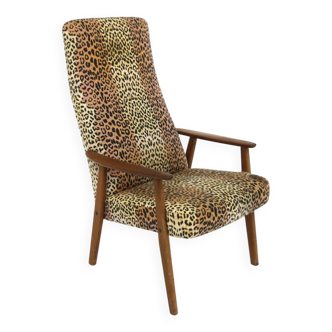 Fauteuil scandinave en hêtre, Suède, 1950